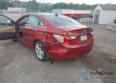2012 Hyundai Sonata Limited z USA, uszkodzony, nr VIN 5NPEC4AC6CH404781
